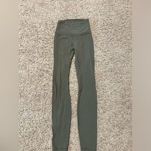 Green Lululemon size 2 leggings